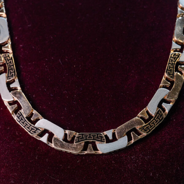 Bold Greek-Link Chain