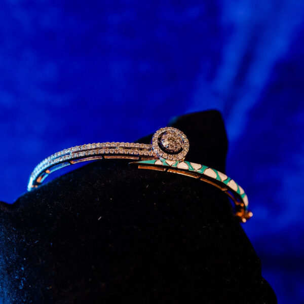 Celeste Diamond Halo Bracelet
