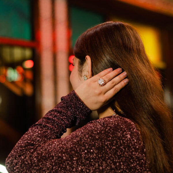 Champagne Spark Ring