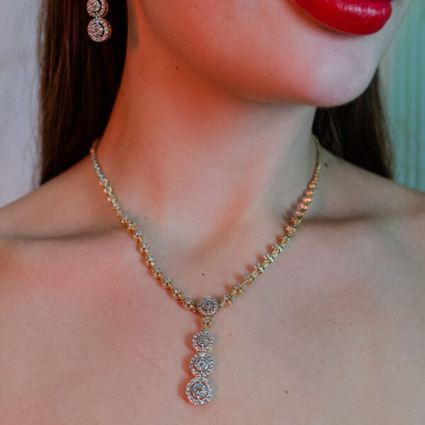 Cluster Drop Necklace