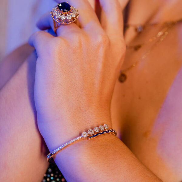 Crystal Tennis Line Bracelet