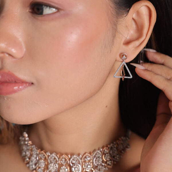 (Diamond) Geometric Triangle Drops