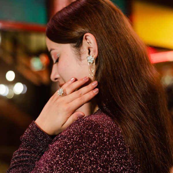 Diamond) Petite Spark Earrings