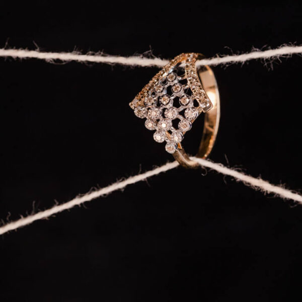 Drape Diamond Ring