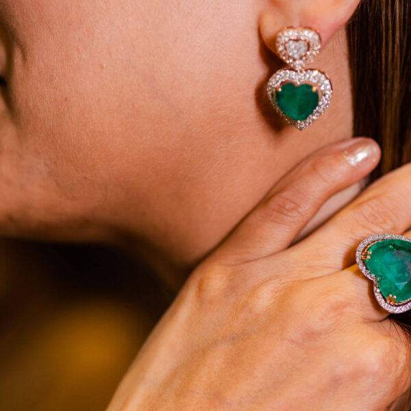 Emerald Heart Drop