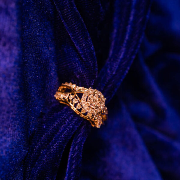 Floral Crown Diamond Ring