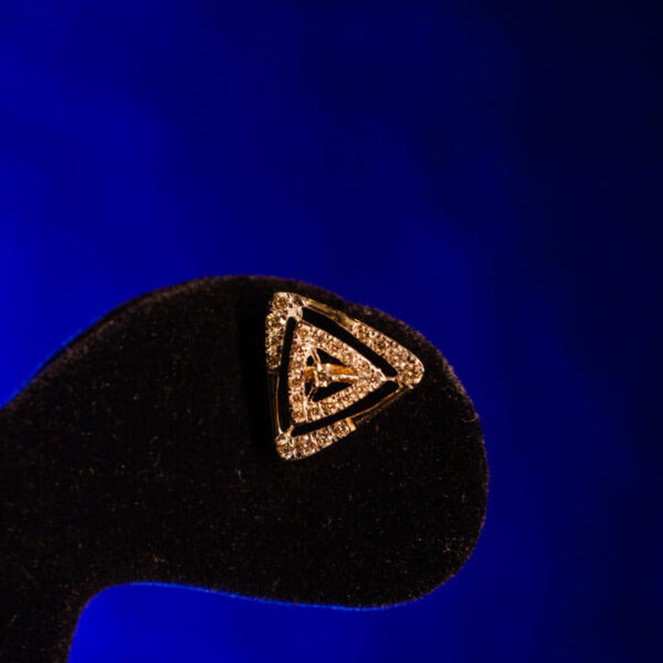 (Gold) Sharp Triangle Drops