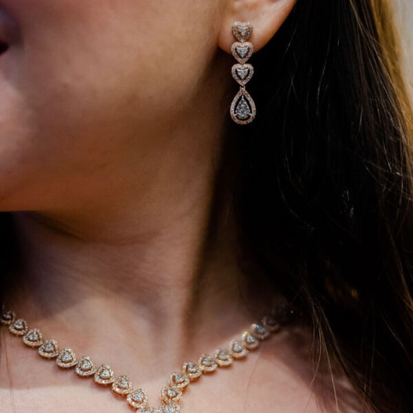 Layered Heart Drop Set