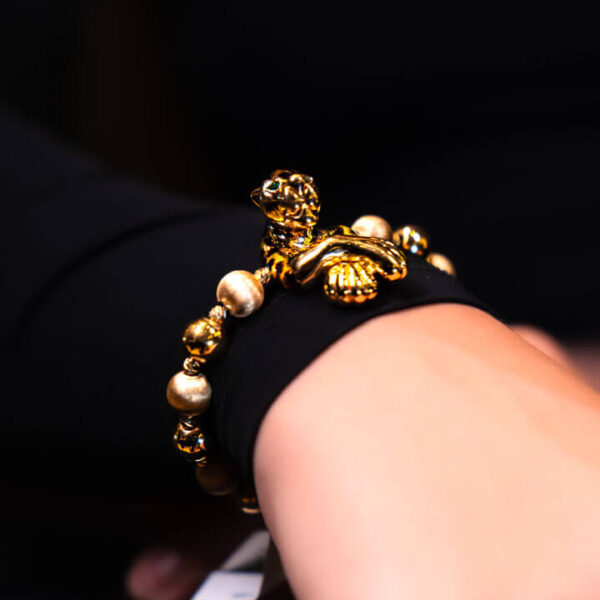Majestic Panther Gold Bracelet