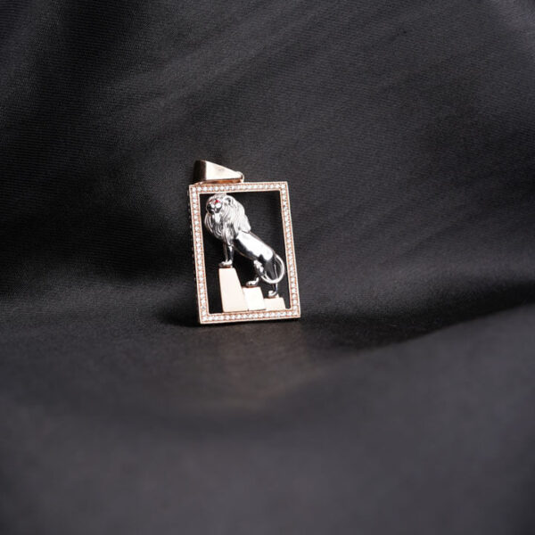 Majestic Rise Lion Pendant