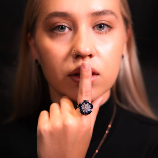 Midnight Sapphire Ring