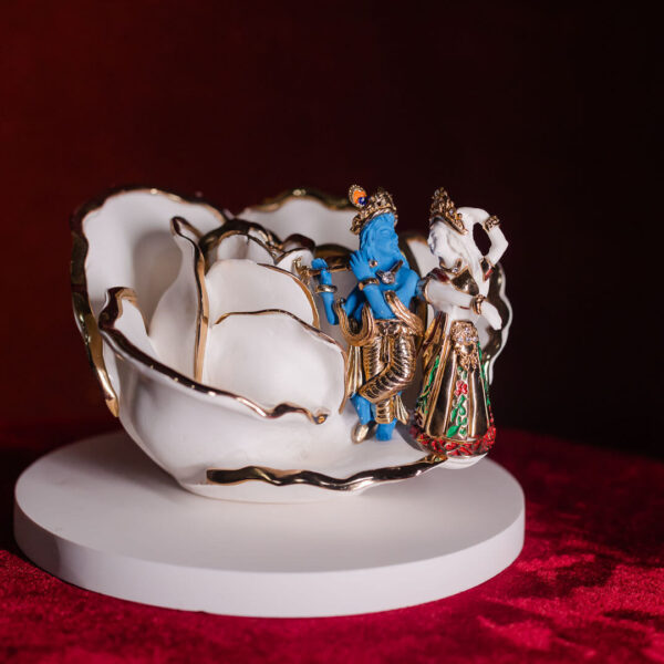 Radha Krishna Shell Base Murti