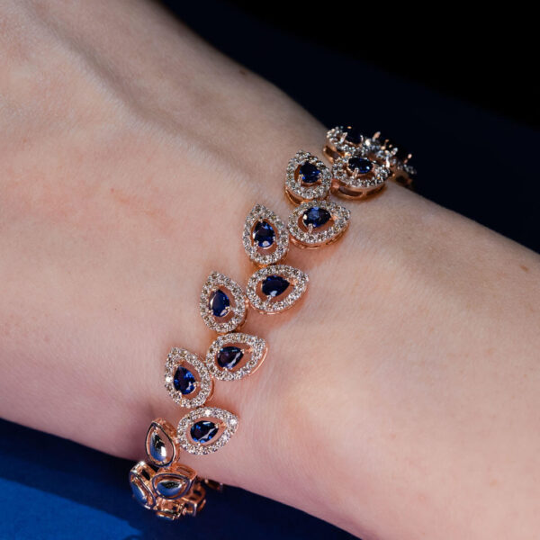 Rose Gold) Blue Drop