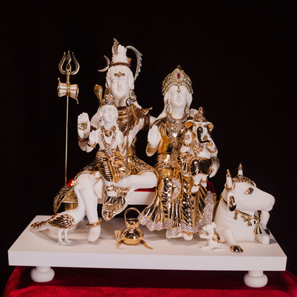 Shiv Parivar with Nandi Murti