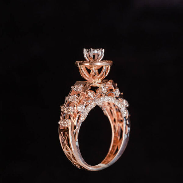 Wide Band Diamond Ring ⭐