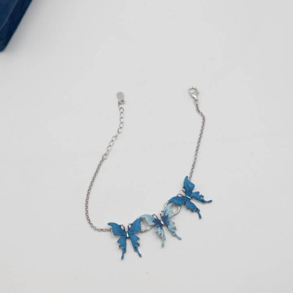 Blue Butterfly Silver