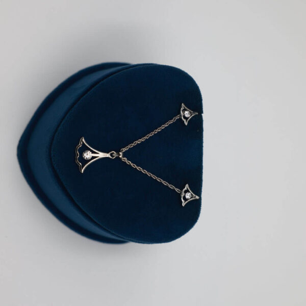 Elegant Silver Drop Pendant