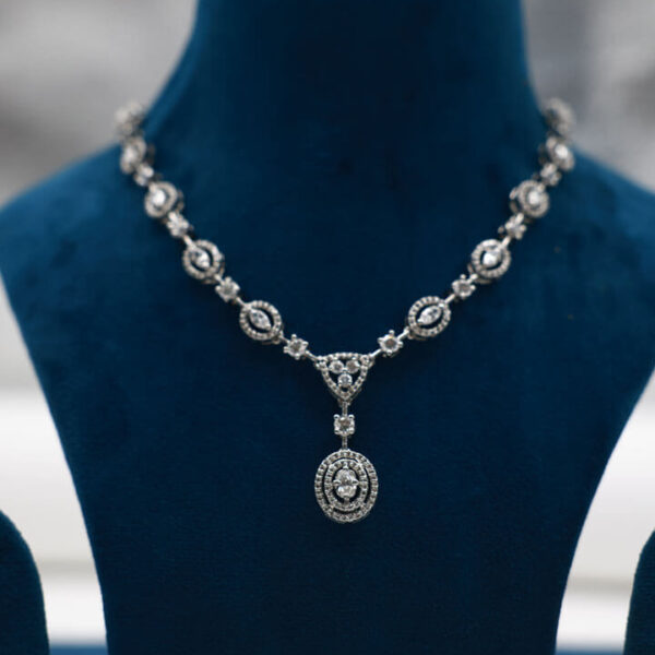 Oval Pendant Necklace