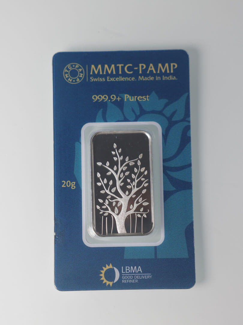 Pure Silver Tree Bar – 20g